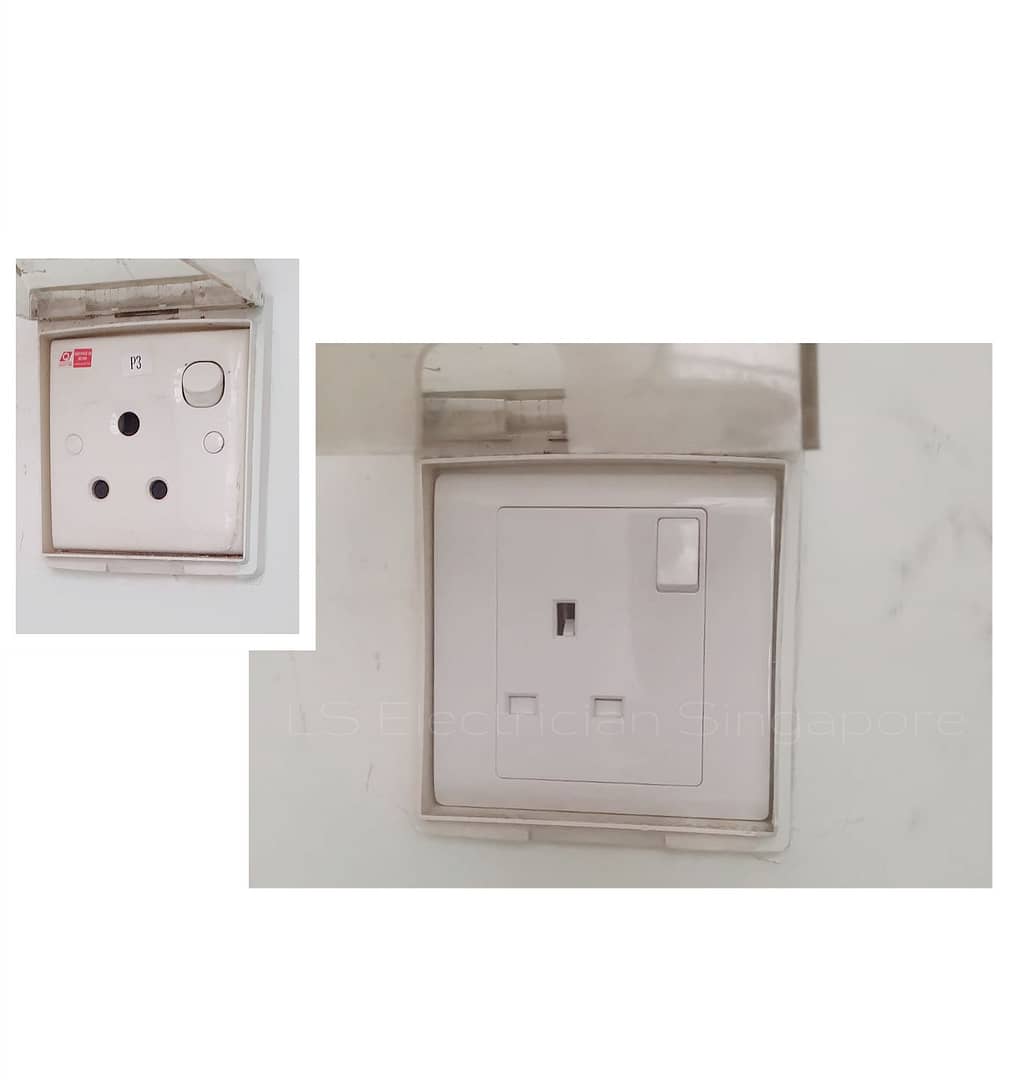 Supply And Replace 13A Single Socket Faceplate