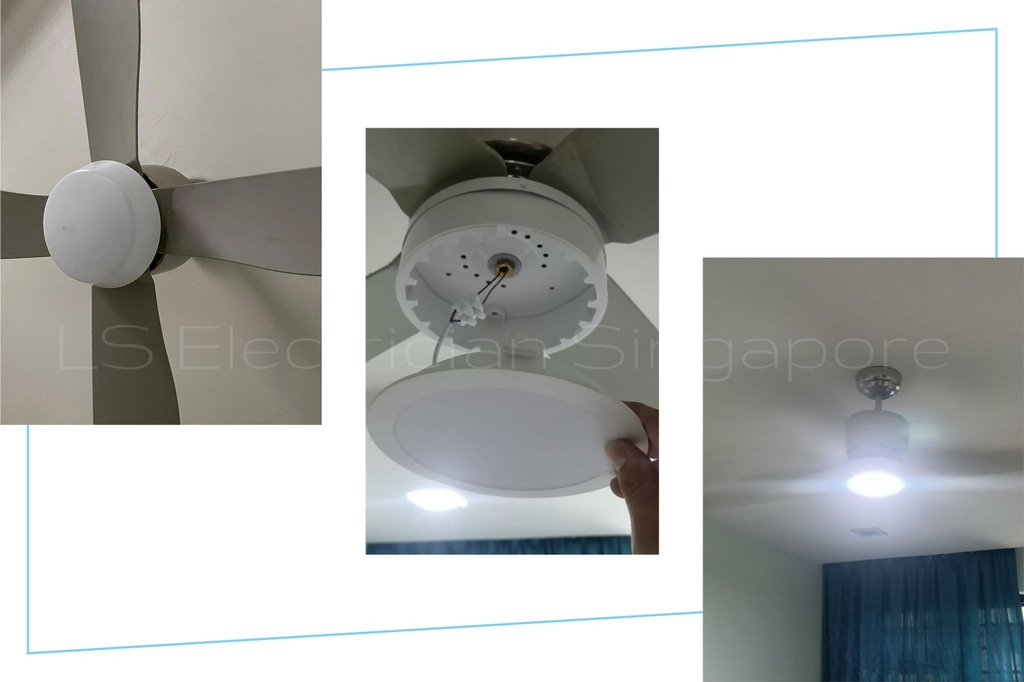 Supply And Replace Ceiling Fan light