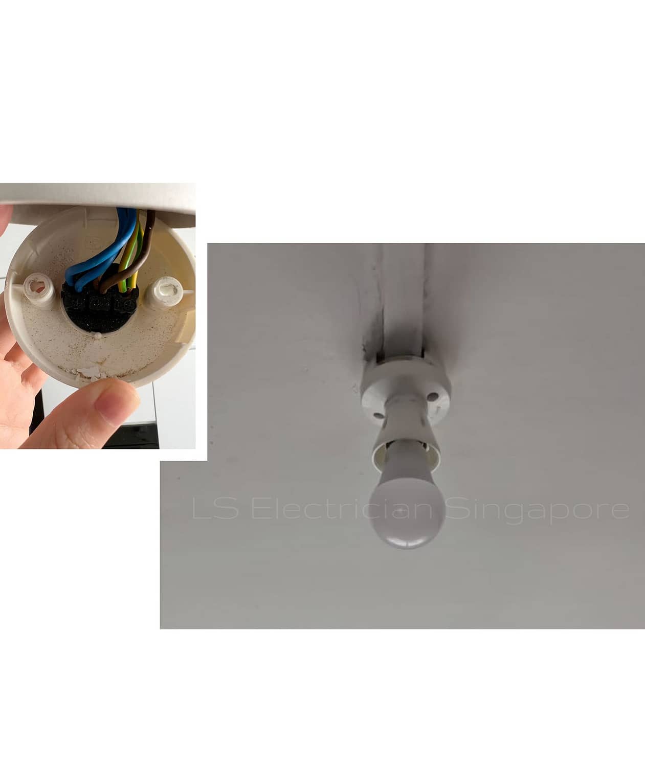 Replace Light Bulb Holder
