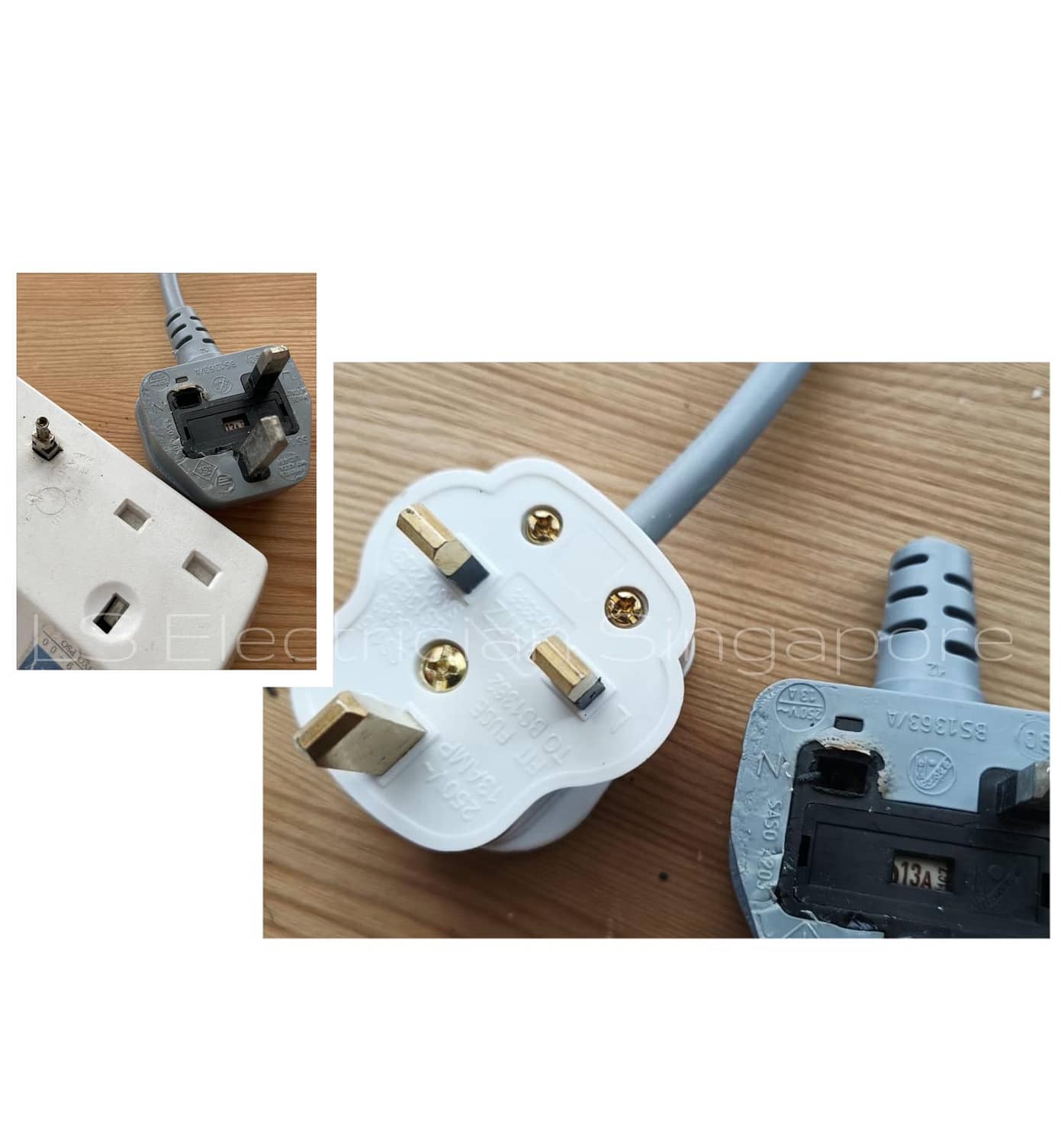 Supply And Replace 3 Pin Plug Top