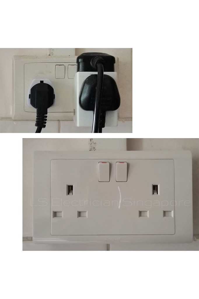 Supply And Replace 2X13A Power Socket