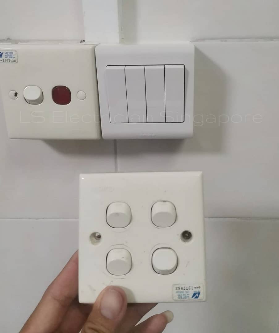 Supply And Replace 4 Gang Switch
