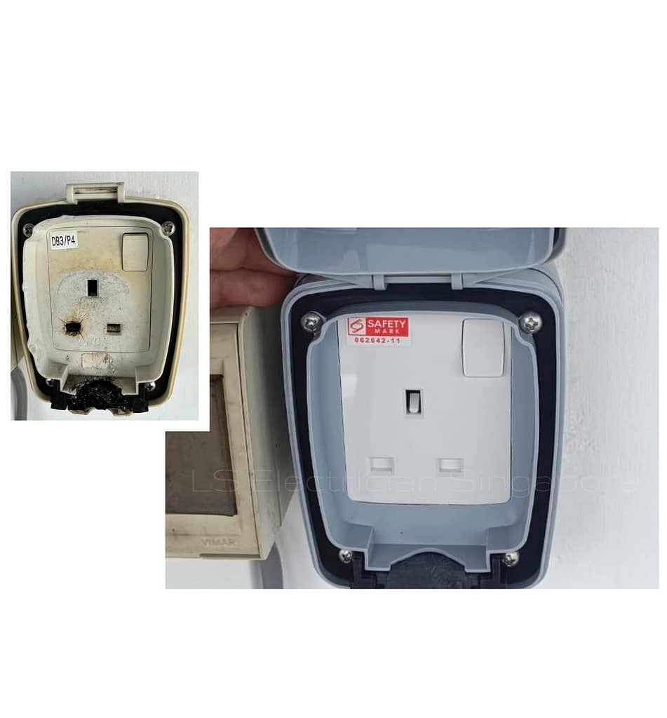Supply And Replace Waterproof Power Socket