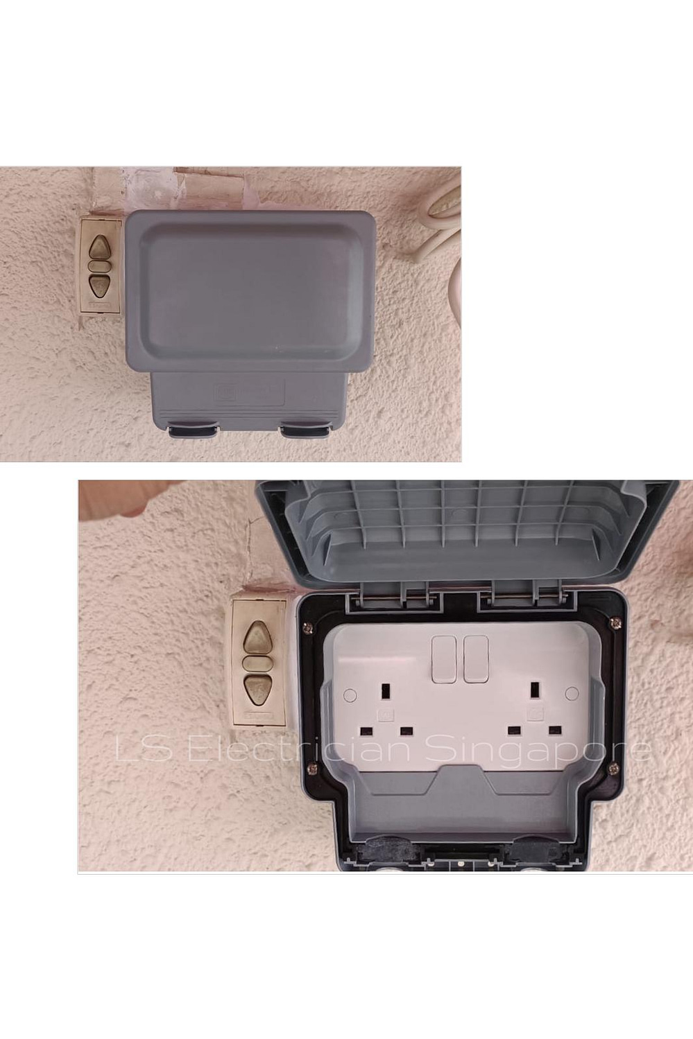 Supply And Replace 2X13A Waterproof Power Socket